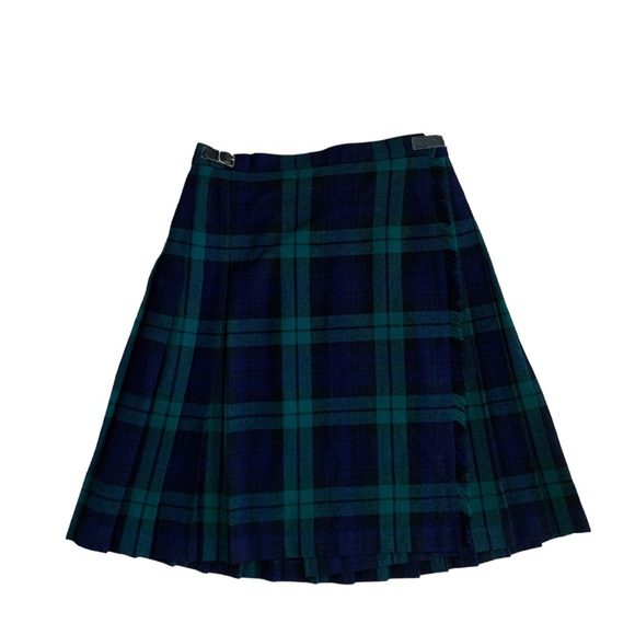 Vintage Laird Portch Scotland Kilt Tartan Plaid Wool Skirt - Picture 4 of 13